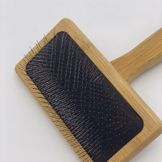 Kit de higiene para animais de estimação removível personalizado por atacado escova para cães pente de bambu