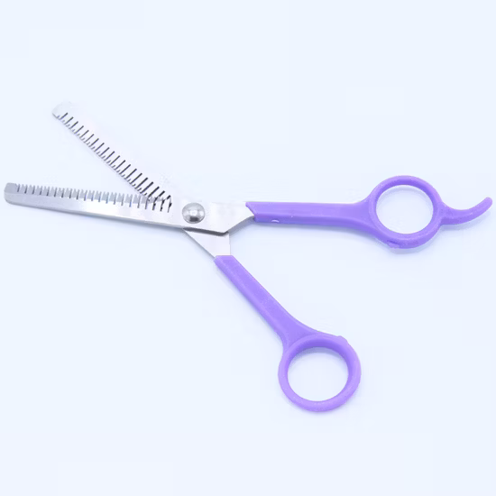 Tesoura para cabelo de gato, cão de estimação, cortador de cabelo