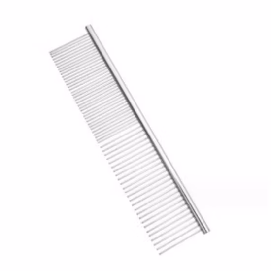 Dentes de aço inoxidável para animais de estimação de alta qualidade e pente de escova de cabelo